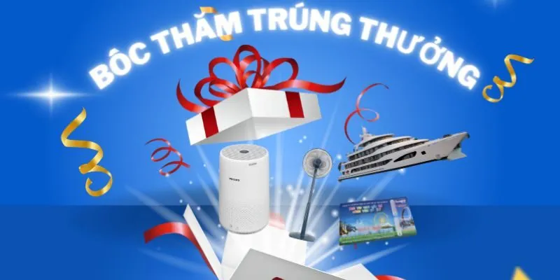 Bốc thăm nhận thưởng lên đến 88tr888